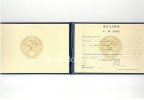 Диплом техникума ссср старого образца в Нижневартовске